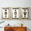 Christmas Holiday Art LXII - Impression encadrée sur mesure de qualité supérieure - 3 pièces-1743558049-1743558077
