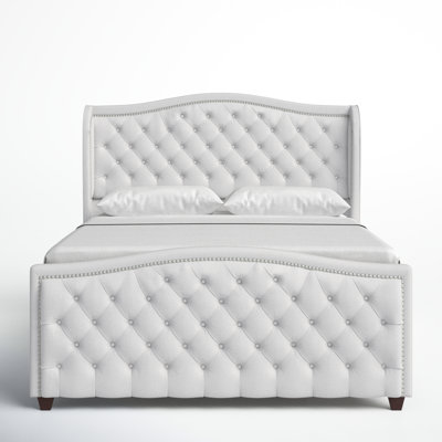 Coleman Upholstered Wingback Bed