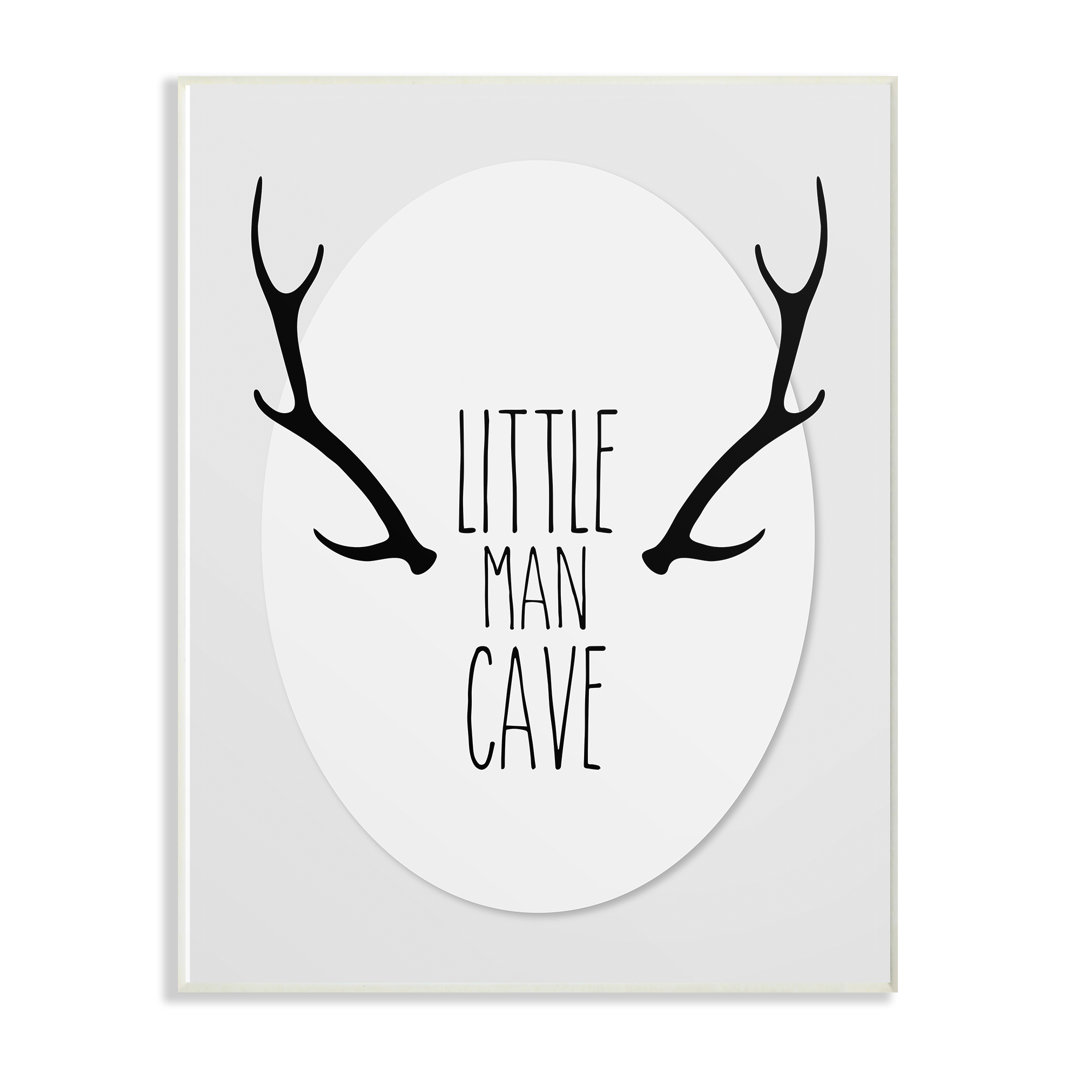 Gupton Little Man Cave Antlers Art Viv + Rae™ 