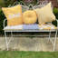 Indoor / Outdoor Grey Circular Throw Cushion-61305766