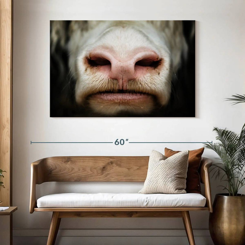 Brampt Cow Muzzle, 32" H x 48" W