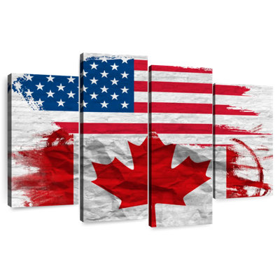 Borges USA And Canada Flag