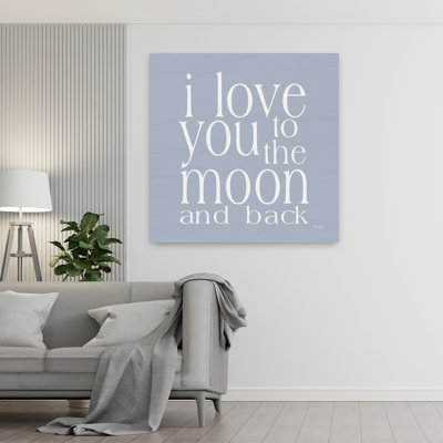 «I Love You To The Moon», art contemporain abstrait