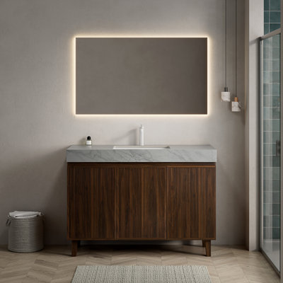 Freestanding Standard Free Standing Single Double With Engineered Stone Top