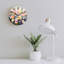 Horloge murale multicolore 12 x 12 po