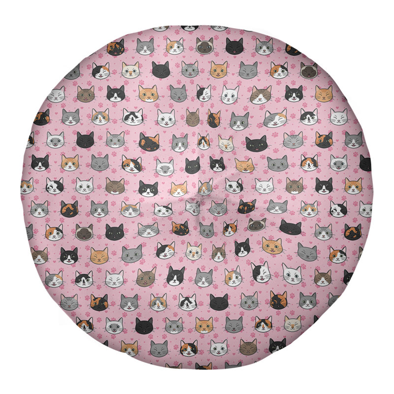 Coussin de sol pour chat Katelyn Elizabeth, 30 po x 30 po, Rose