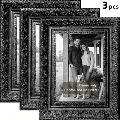 Cadre photo noir 1PC 11 po x 14 po noir avec affichage horizontal ou vertical