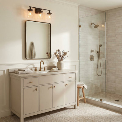 Éclairage pour meuble-lavabo à 3 lumières Baldwin