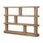 Luciana Solid Wood Geometric Bookcase-635689493