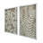 S/2 Shadow Box Wall Décor, 19.5x1x31.5"