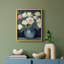 FLORAL DCX Series - Impression encadrée de qualité supérieure - Prêt à accrocher - Aucun clou requis-1377922829-1377922825