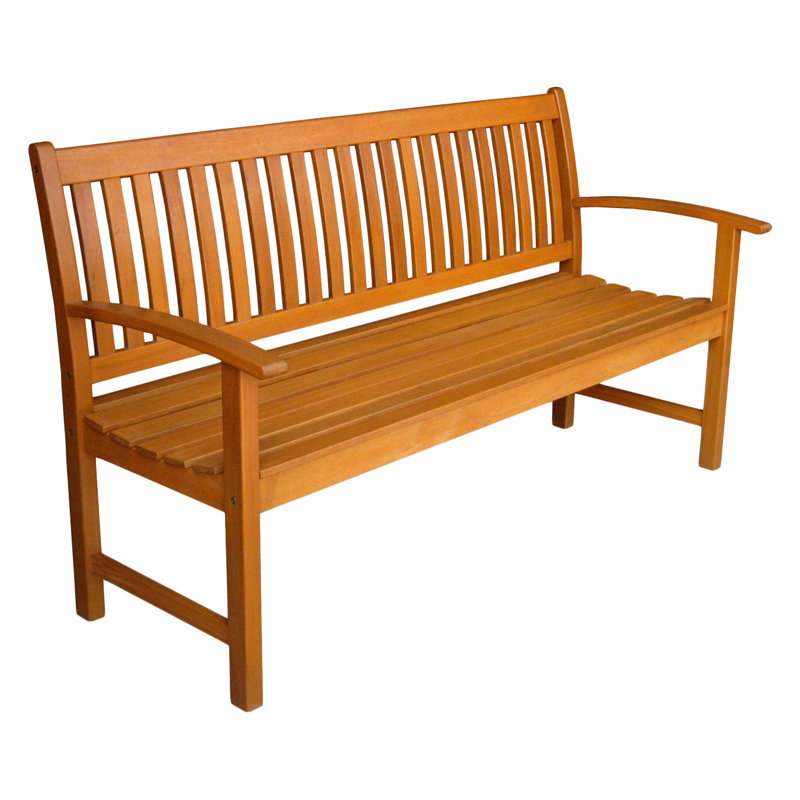Banc de jardin 3 places balau Sabbattus