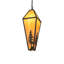 Luminaire suspendu 3 lumières Janan