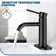 Single-Hole Single-handle Bathroom Faucet with Drain Assembly