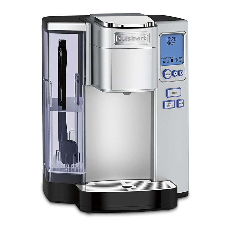 Cuisinart Premium Single Serve Brewer, 72-Ounce Reservoir Coffee Machine, Programmable Brewing & Hot Water Dispenser
