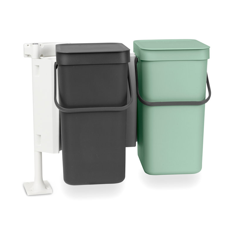 Ensemble de bacs de recyclage Sortia, 2 x 3,2 gallons