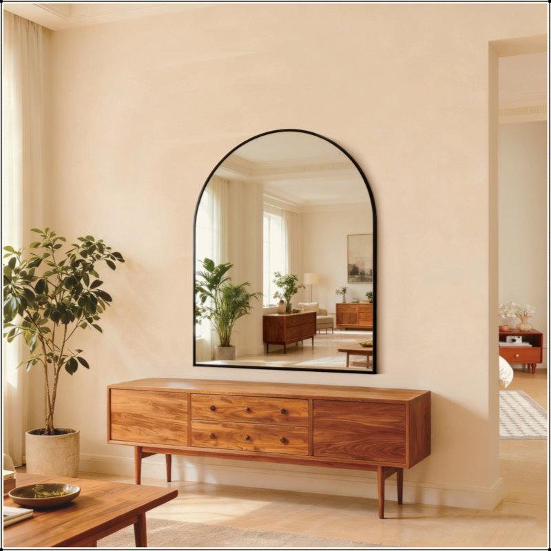 Miroir de salle de bain, Noir