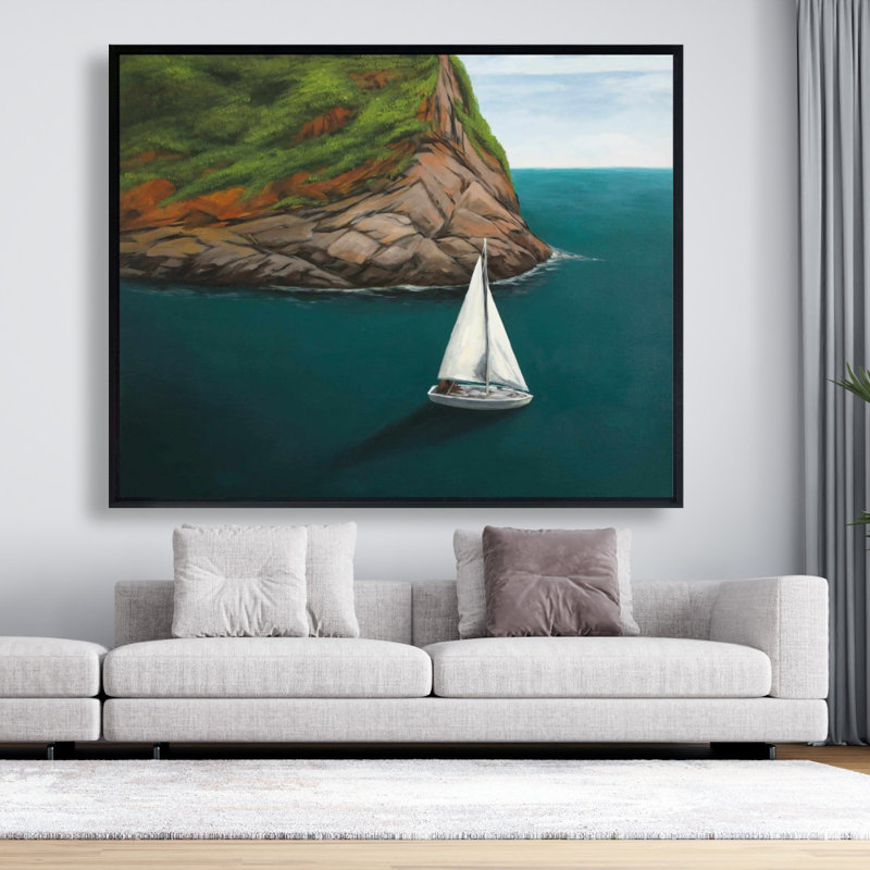 "At Seda In Porto Venere" sur toile, H 48 po x l 60 po