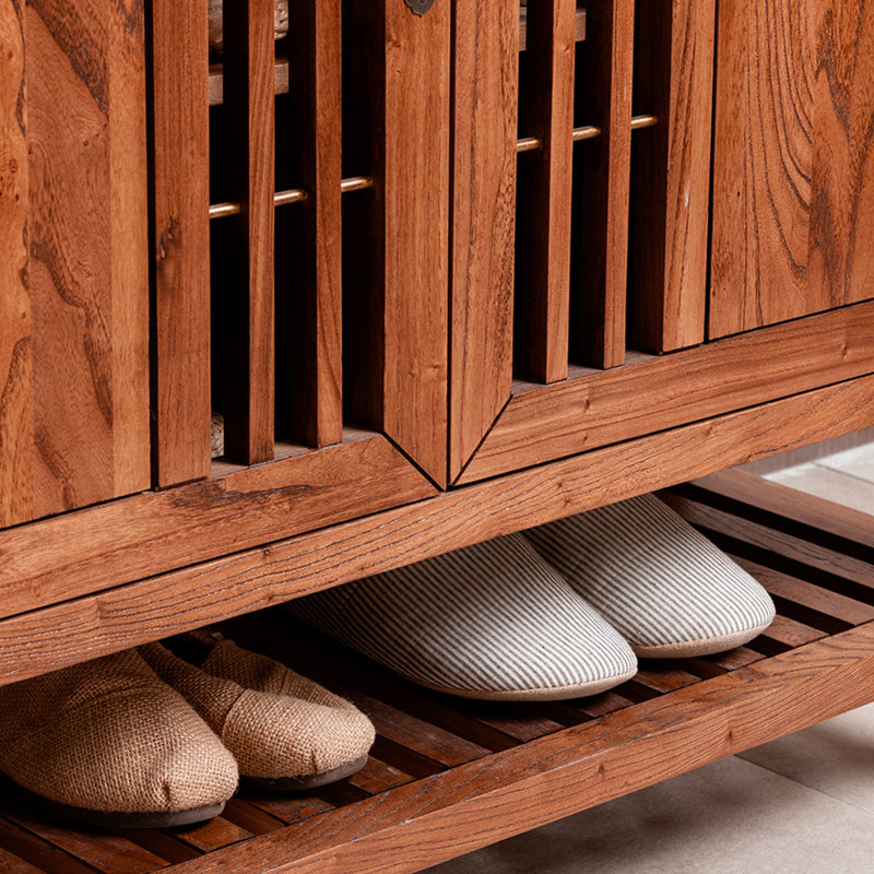 Nouvelle armoire à chaussures de rangement multicouche de style chinois