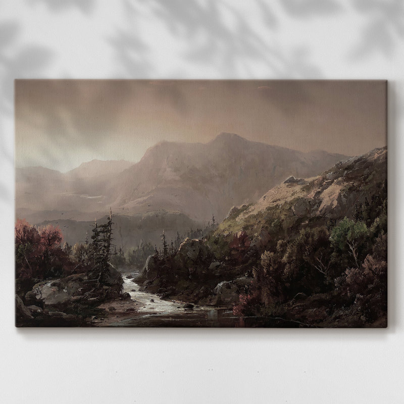Paysages rétro-CCLXVII -Galerie enveloppée Cavas, 8 x 12