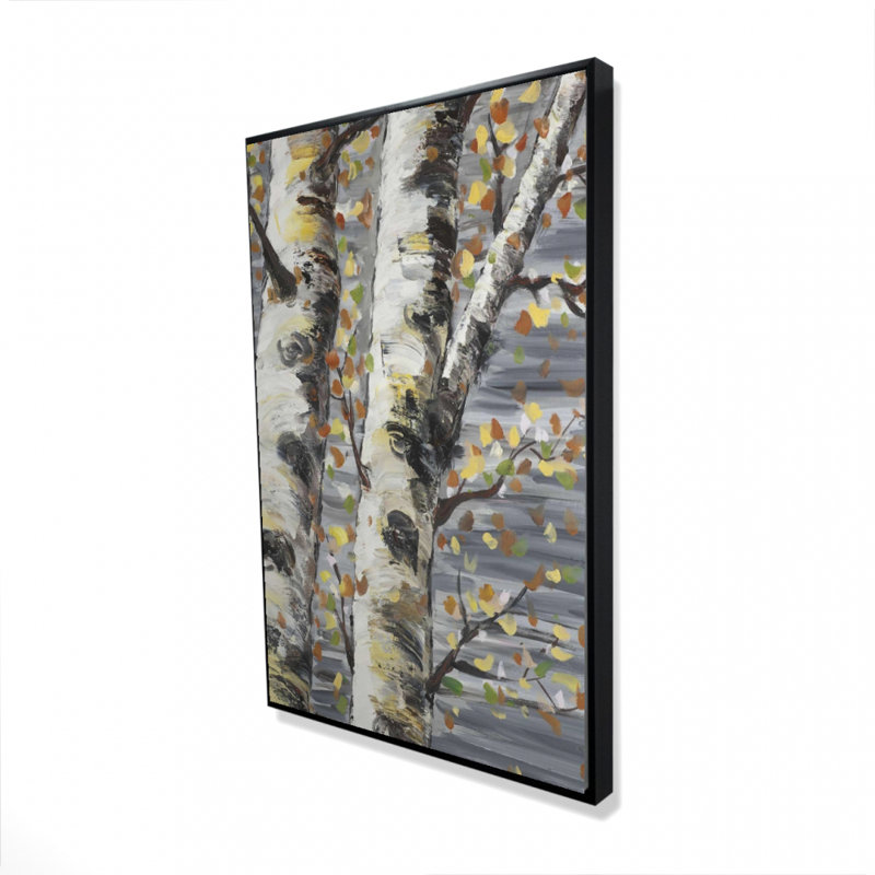 " Budding White Birches "