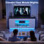 Meuble télé 70 po avec lumières Farmhouse