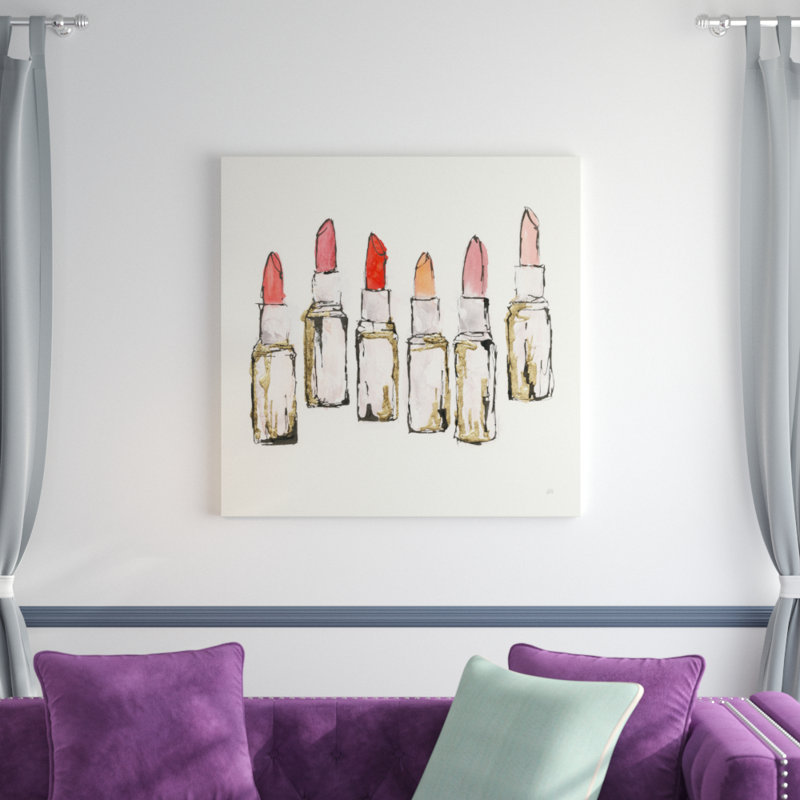 Fashion First II by Chris Paschke - No Frame Painting on Canvas, 91cm H x 91cm W