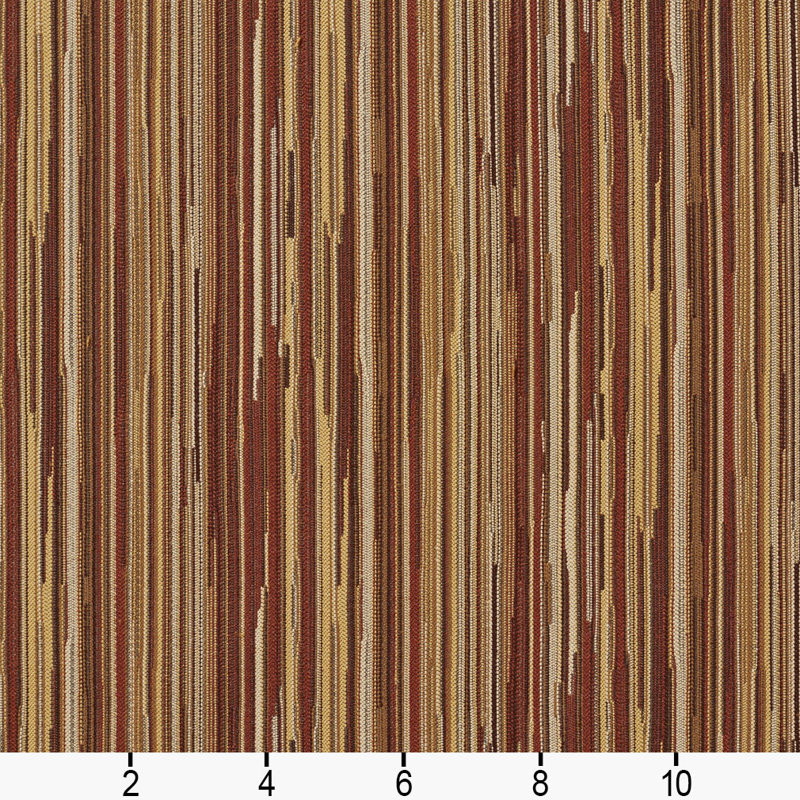 Tissu Contract, Brun / Rouge