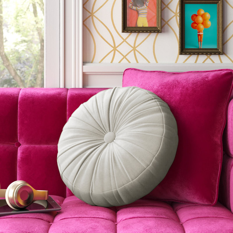 Coussin Therese, H 16 po x l 16 po, Rouille