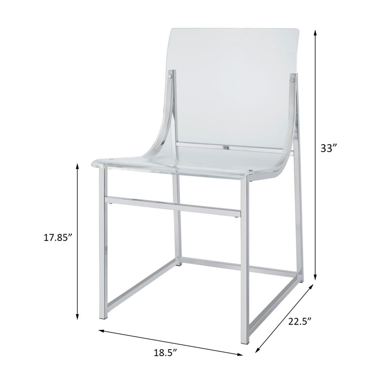 Chaise d'appoint Kiersta, Chrome