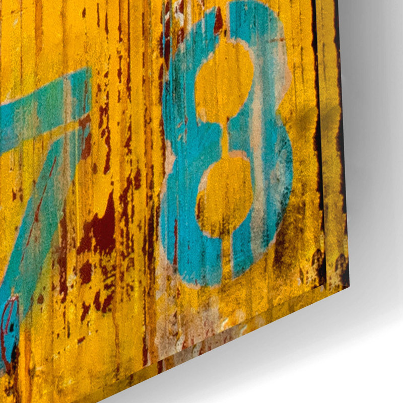 «South bonding rail» par Erin Ashley, art mural en verre acrylique, H 12 po x l 12 po x P 0,13 po