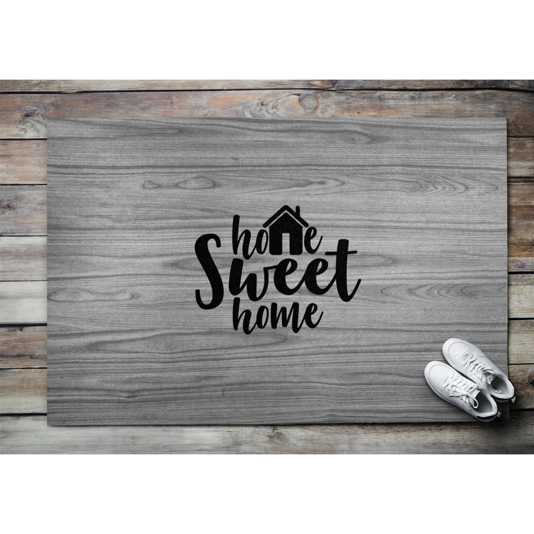 Sweet Home Deska B39 x L59 cm Rutschfeste Türmatte für draußen