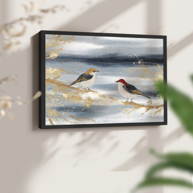 Chirstmas Art-CCLXVI -Framed Print - Restickable, H 8 po x l 10 po, Noir, noir, noir, noir