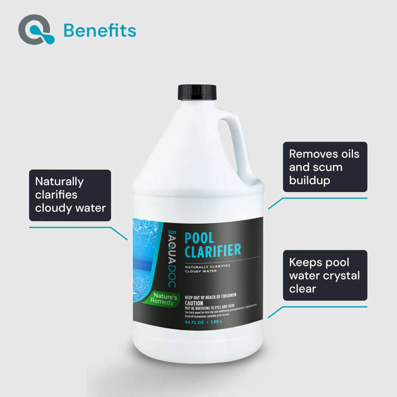 Clarificateur d'eau de piscine AquaDoc - 64 oz.