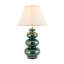 Monroe Ceramic, Steel And Brass Table Lamp