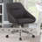 Upholstered Adjustable Home Office Desk Chair-1242665183