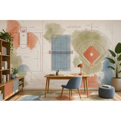 Papier peint moderne Mid Century