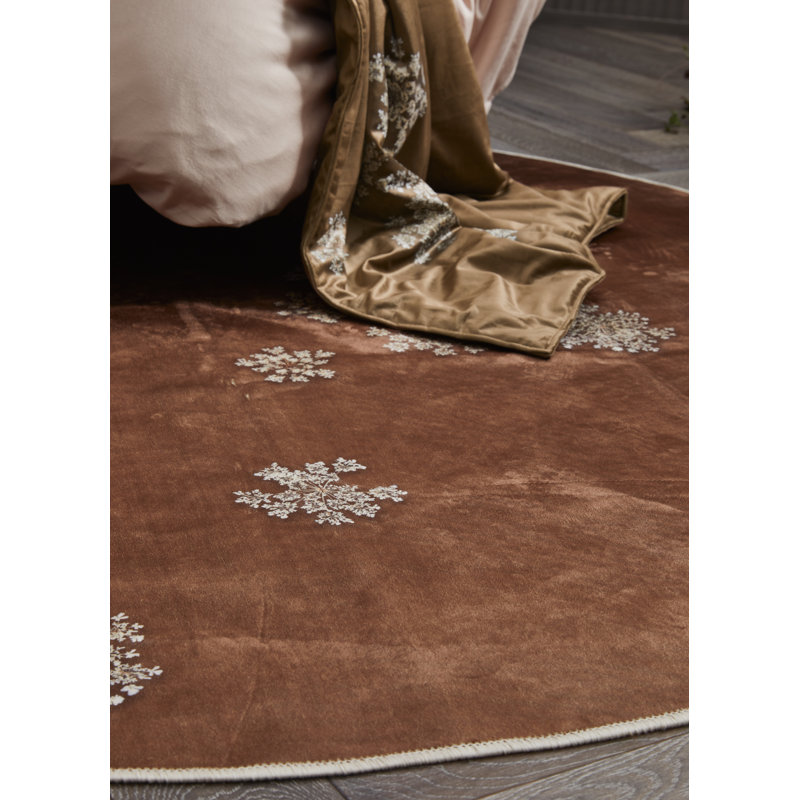 Round Lauren Floral 180cm X 180cm Area Rug