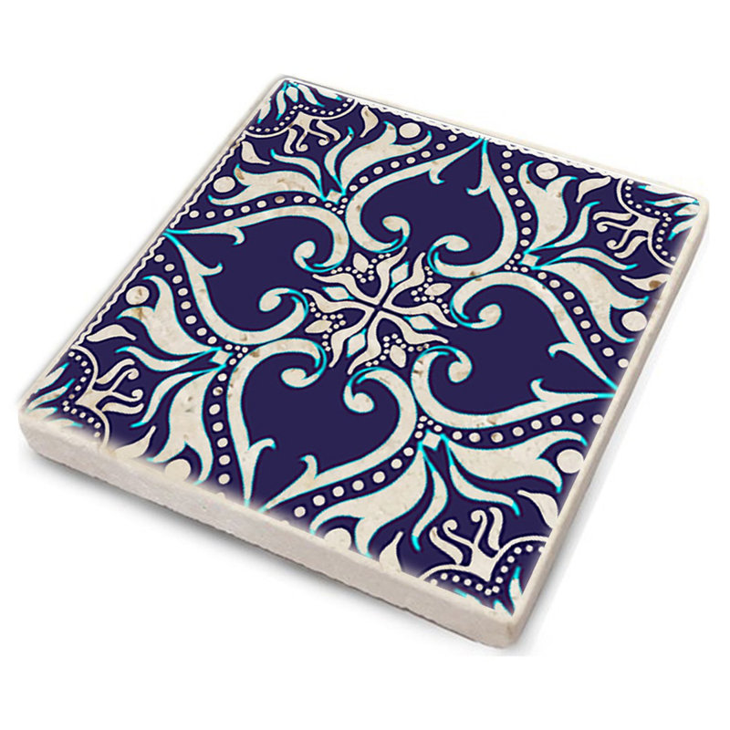 Glass Coasters, Navy