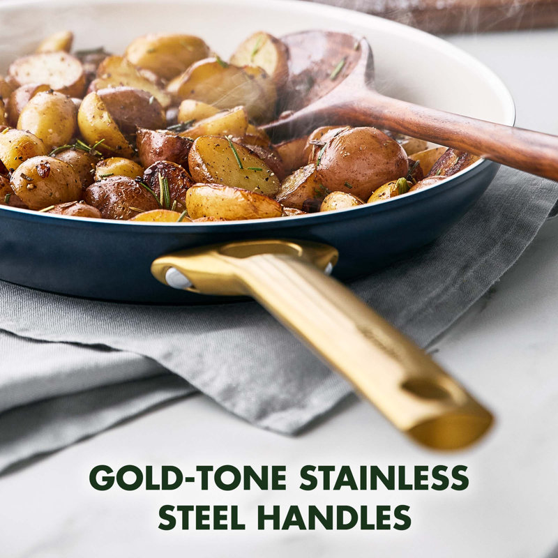 GreenPan Reserve Healthy Ceramic Nonstick 2 Piece Frying Pan Set, Twilight