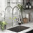 Clihome Pull Down Kitchen Faucet
