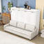 Lit escamotable avec canapé confortable intégré, éclairage DEL et tablettes Murphy-1609125519