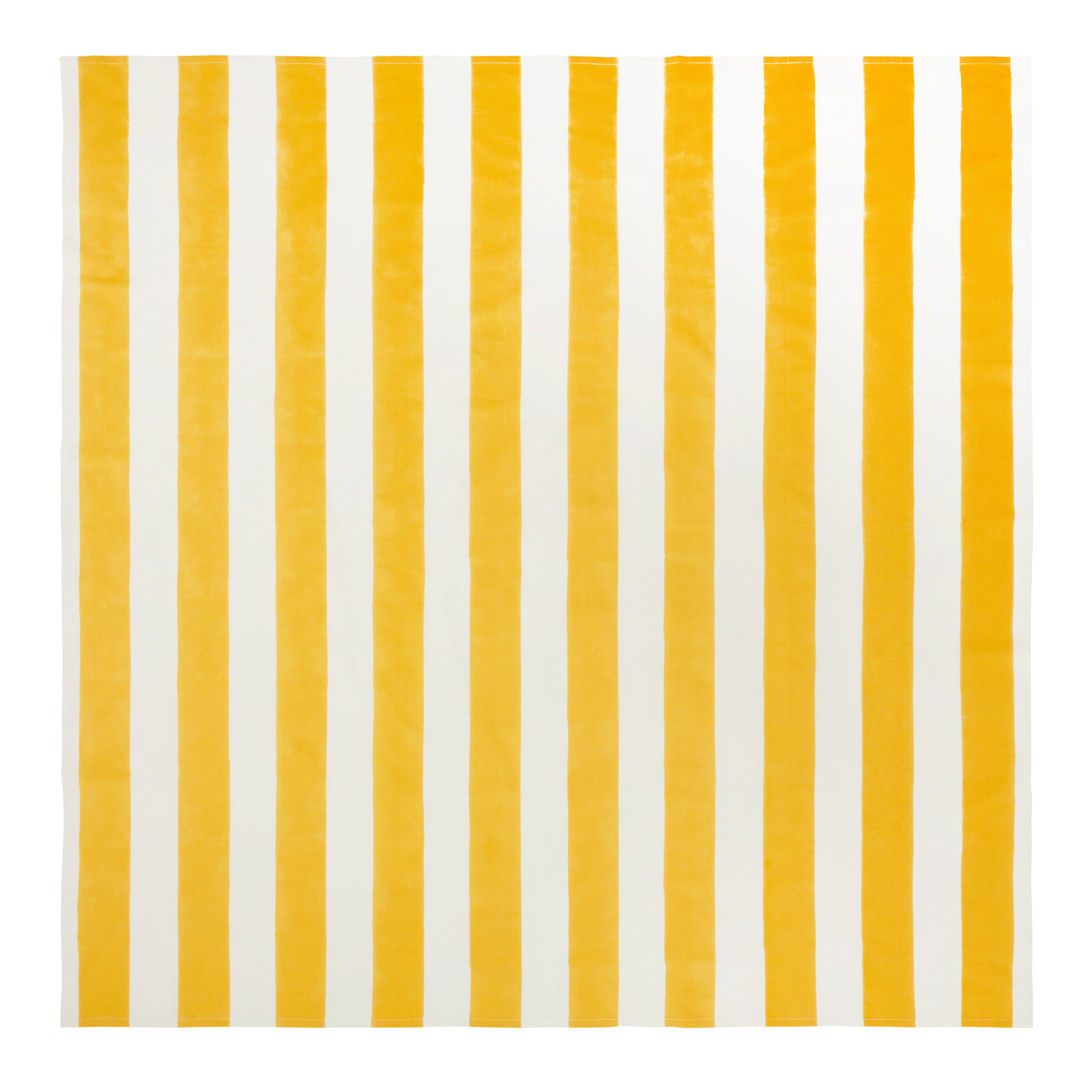 Brezhane Striped Independence Day Tablecloth, 59" Square, Yellow