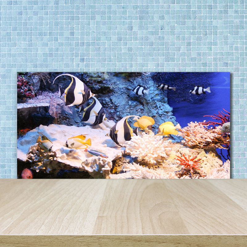 50cm W x 100cm L Glass Peel and Stick Panel
