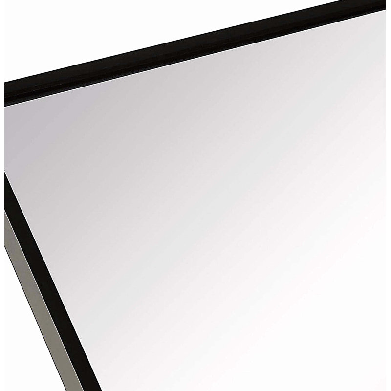 Miroir mural 20 po x 30 po pour salle de bain, Noir, noir, noir, noir, 30 po x 20 po