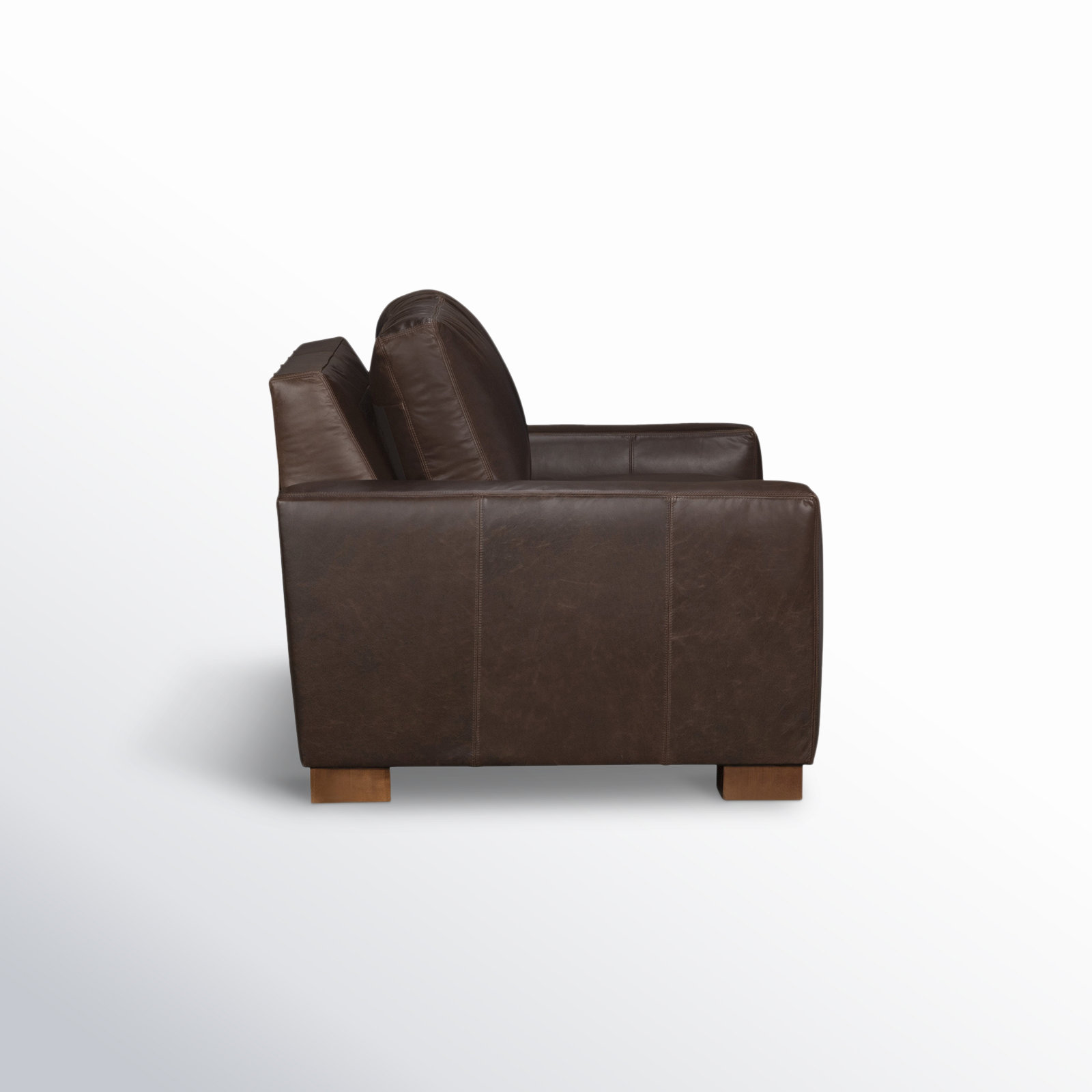 Jonie 66'' Loveseat, Bistro Rustic Genuine Leather