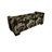 Storage Bench With Floral Pattern