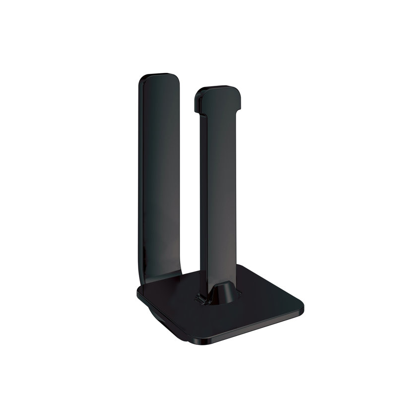 Theiss Wall Mounted Toilet Paper Holder, Black