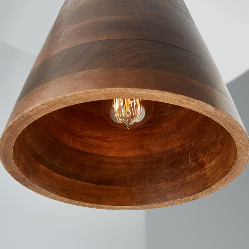 Luminaire suspendu conique à 1 lumière Jackie