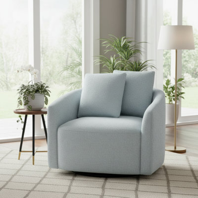 Chaise longue de grande valeur et exquise en velours de bleuet